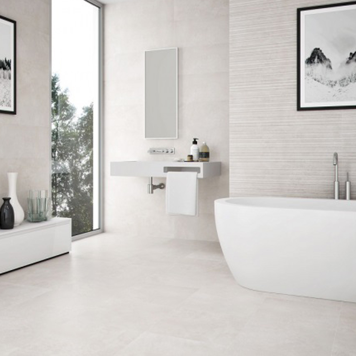 Cifre Cerámica Neutra Tegel Cream 30x90cm